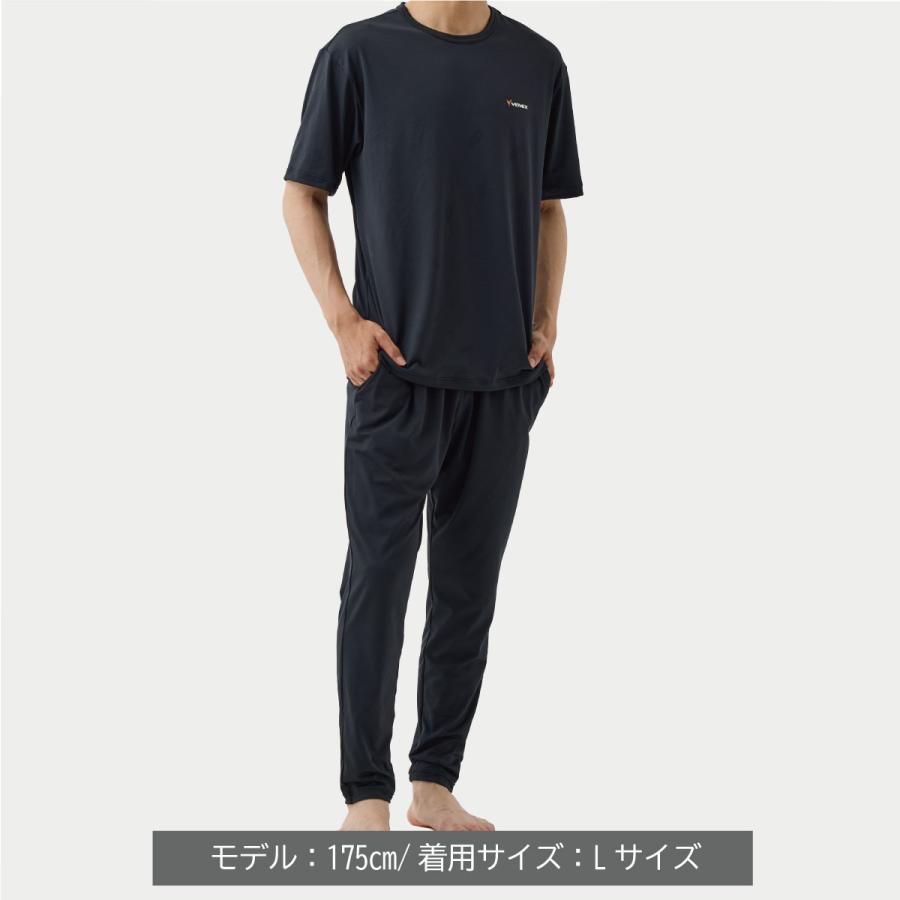 VENEX（ベネクス） リカバリーウェア メンズ 上下セット 半袖 Tシャツ