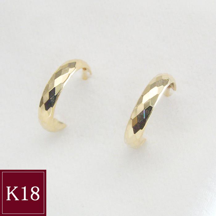 ヴィーナスジュエリー ピアス k18 K18 18金 ジュエリー フープピアス