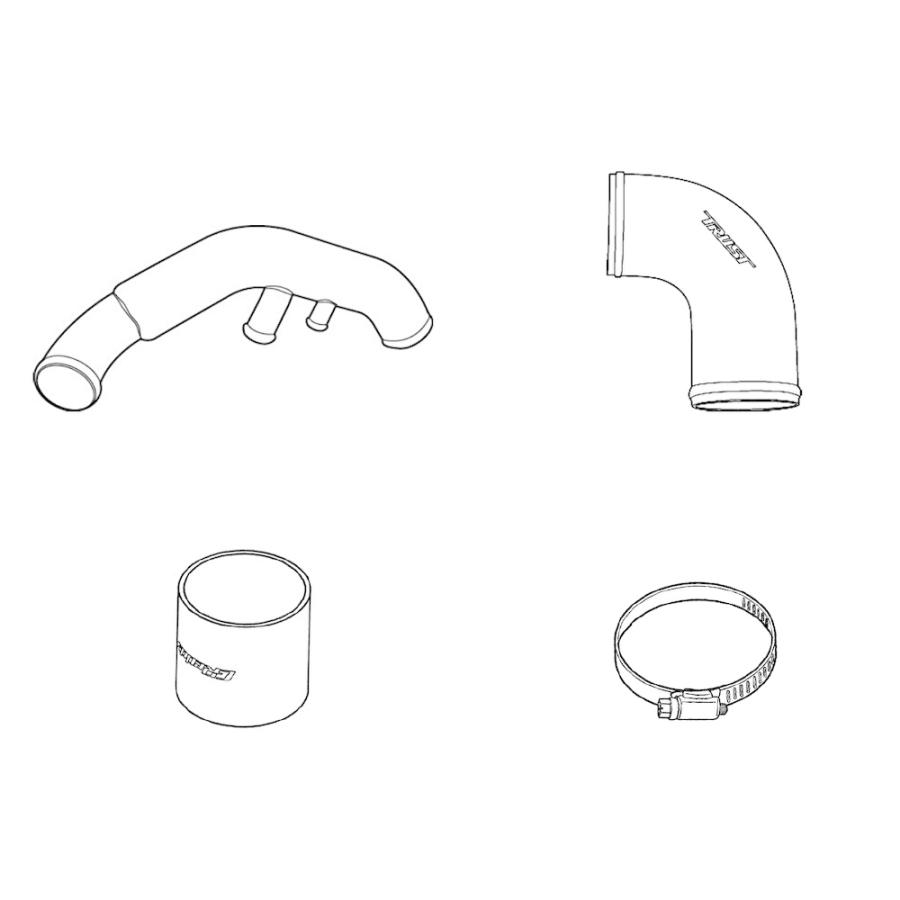 TRUST（トラスト） 個人宅発送可能 GReddy アルミインテークパイプ