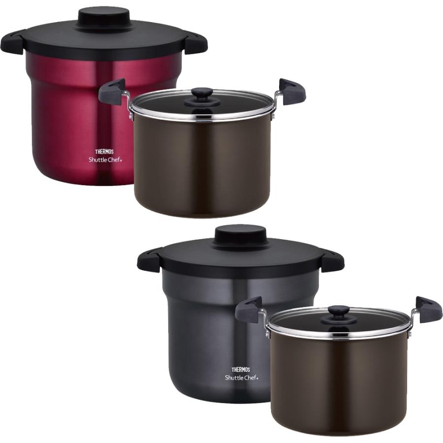 シャトルシェフ サーモス 真空保温調理器 ガスコンロ IH対応 保温鍋