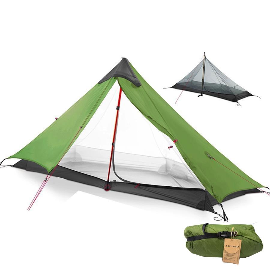 3f ul gear Lanshan1 超軽量760g ソロ用テント ULテントTipi tent 登山