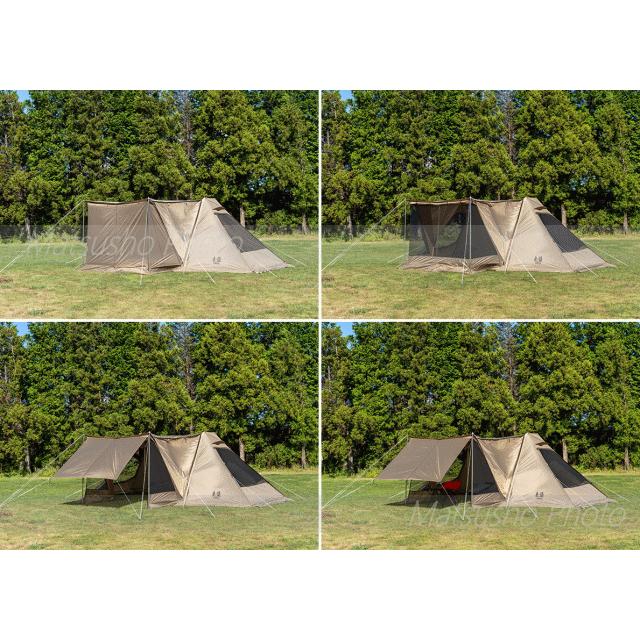 ogawa キャンパル メッシュスクリーン ツインクレスタ専用オプション