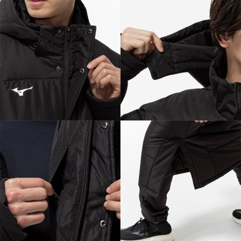 MIZUNO（ミズノ） 保温素材 吸湿発熱 テックフィルブレスサーモコート