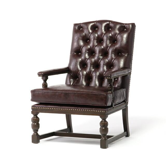 チェア アームチェア イス 椅子 いす アンティーク調 チェスター