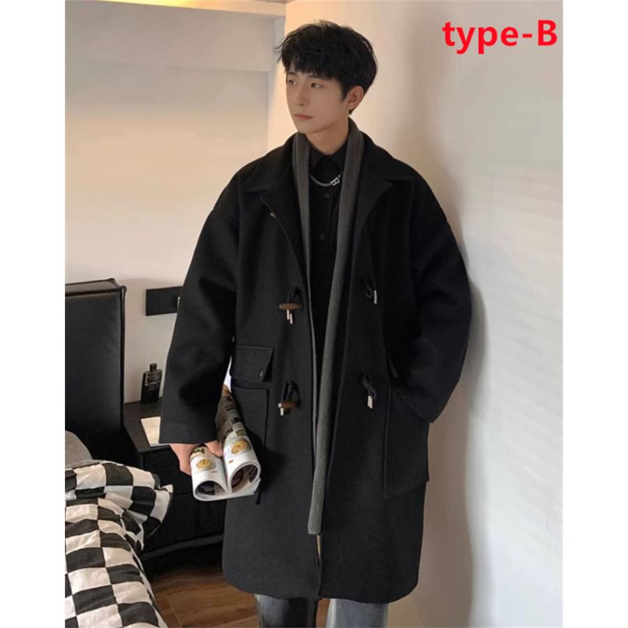 ダッフルコート メンズ メルトン ロングコート : VIVISHOW - 通販