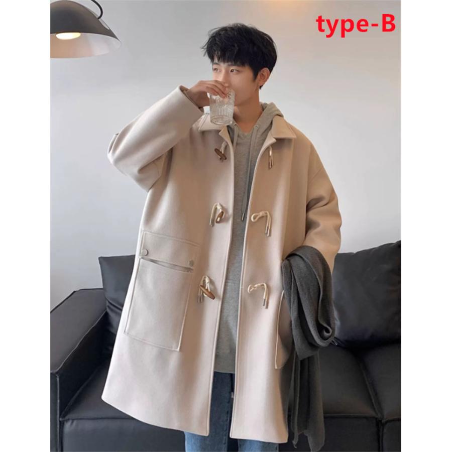 ダッフルコート メンズ メルトン ロングコート : VIVISHOW - 通販
