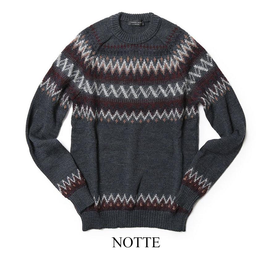 ROBERTO COLLINA（ロベルトコリーナ） ニット ジャカード 秋冬