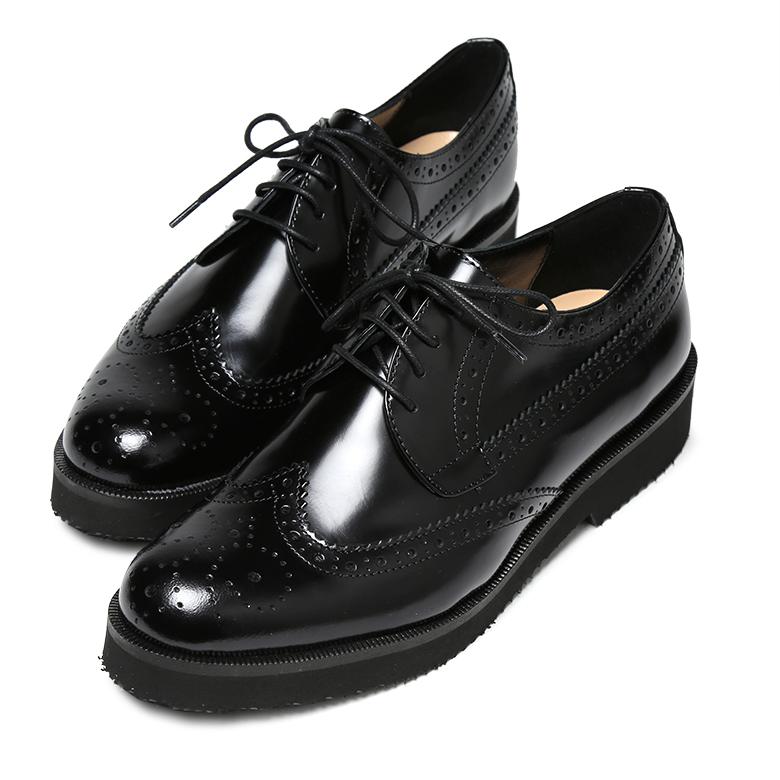 FABIO RUSCONI（ファビオルスコーニ） ウイングチップ 厚底 F-4395