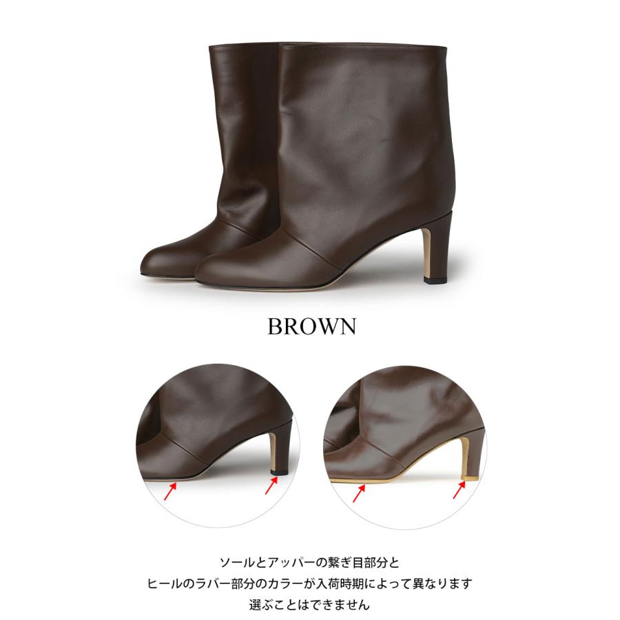 NEBULONI E（ネブローニ） ショートブーツ 5953 レザー ブラック