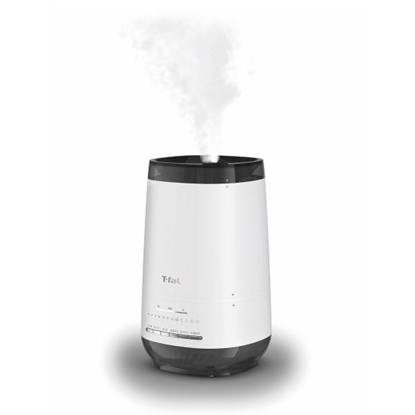 ティファール 加熱超音波式 加湿器 スチーム ミスト 4L H35cm ホワイト