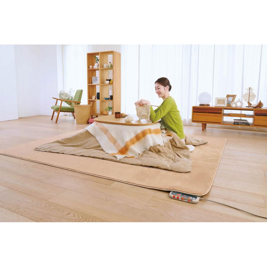 ゼンケン 【電磁波99%カット】 電気ホットカーペット2畳用カバー付き(S
