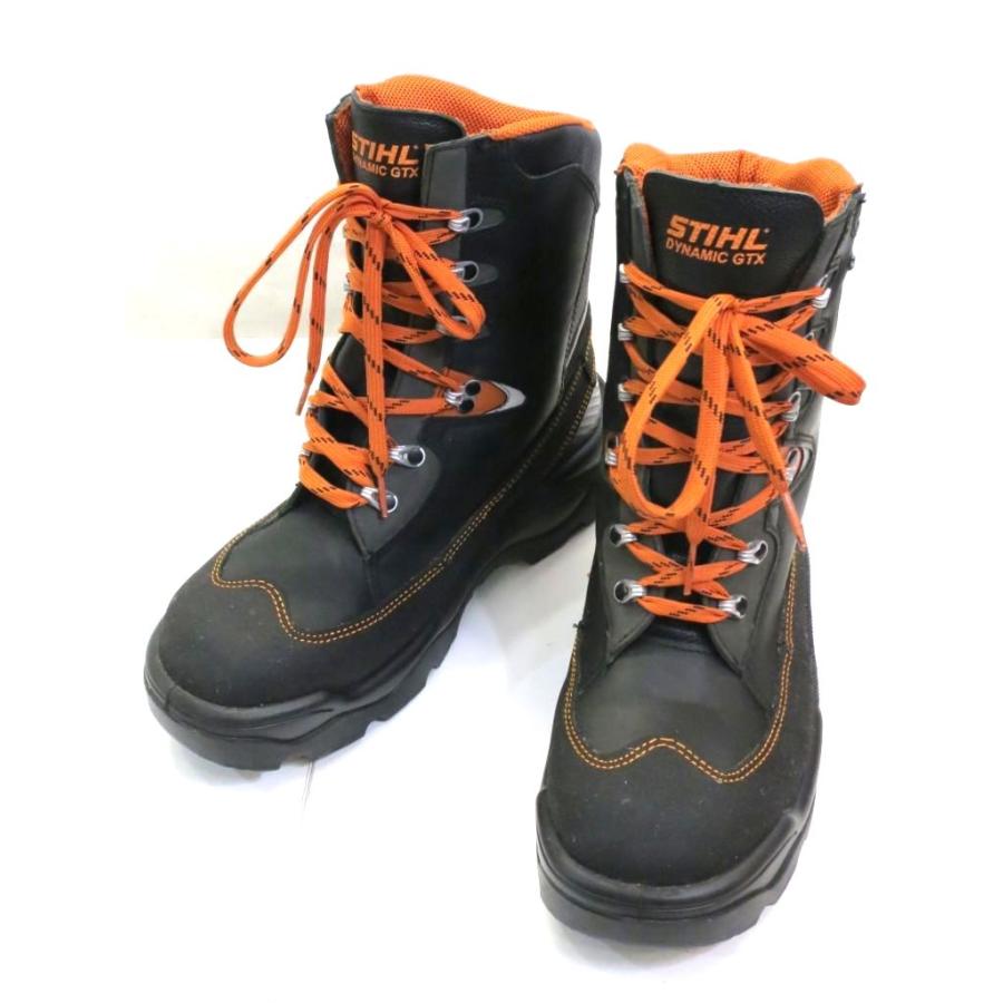 STIHL ダイナミック GTX 革製チェンソーブーツ メンズ ・27.0 ブラック