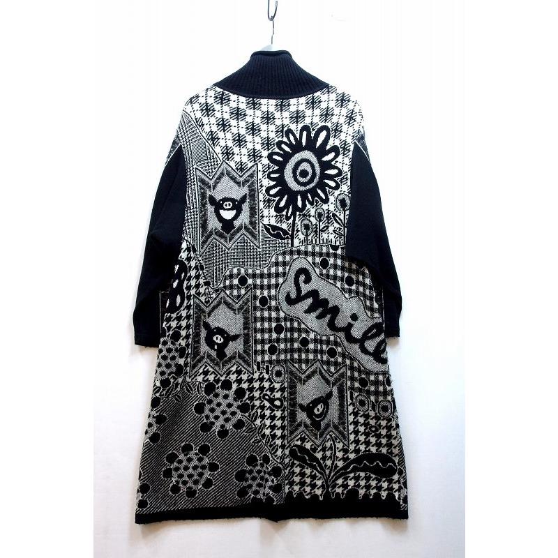 OLLEBOREBLA アルベロベロ ぶたさん ロング丈 ニットカーディガン