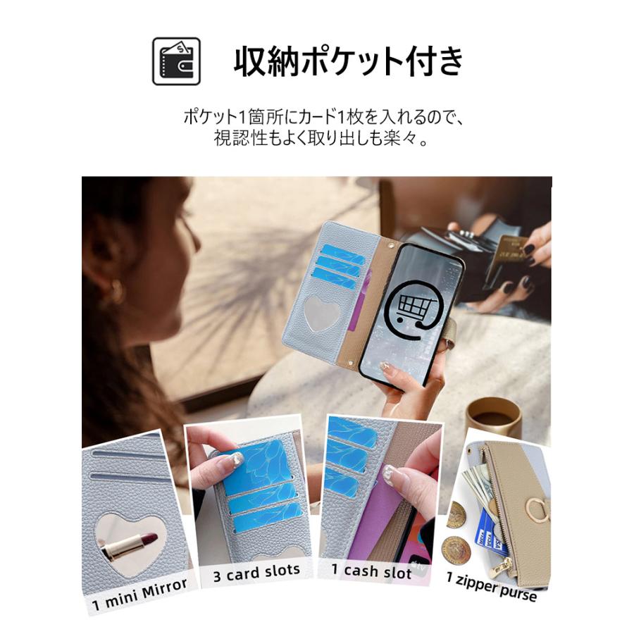 Motorola moto g64 5G g64y 用のストラップ付き カード収納 耐衝撃