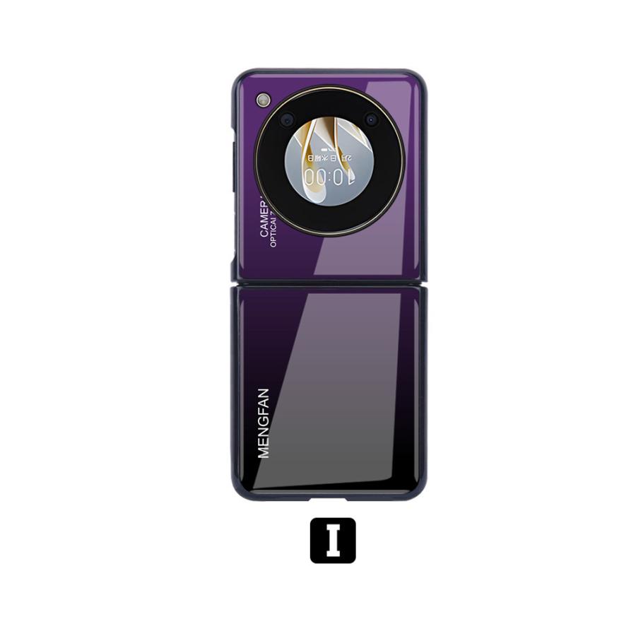 ZTE Libero Flip Nubia 5G ケース 折りたたみ型 PC&背面強化ガラス