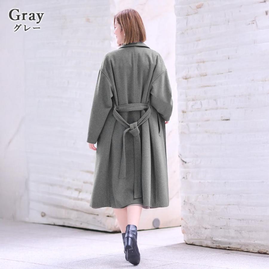 AOYAMA 【洋服の青山】ダブルチェスターコート レディース 秋冬用