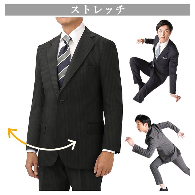 AOYAMA 【洋服の青山】スーツ メンズ スタンダード 秋冬用 ブラック系