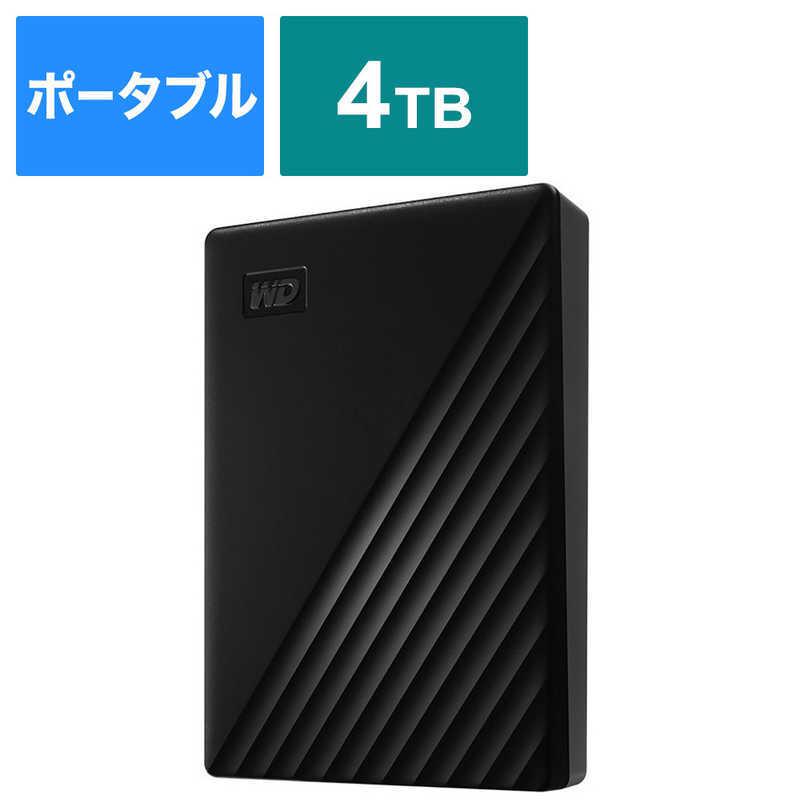 WESTERN DIGITAL ポータブルHDD WD My Passport 4TB WDBPKJ0040BBK