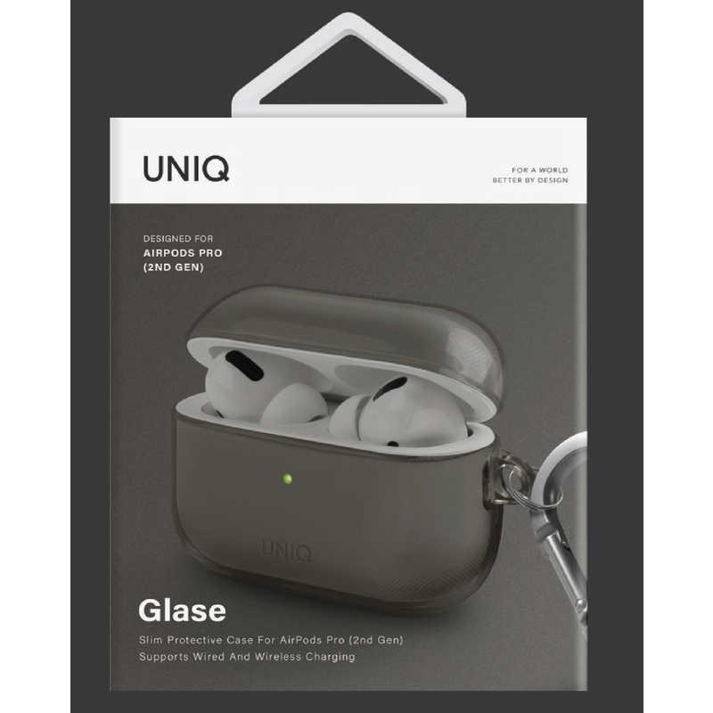 KENZAN AirPods4 クリアTPUケース GLASE SMOKE UNIQAP4GLSSMK : コジマ