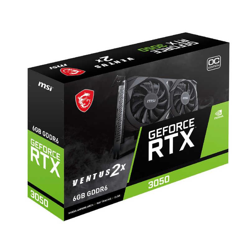 MSI GeForce RTX 3050 VENTUS 2X E 6G OC ［GeForce RTXシリーズ /6GB