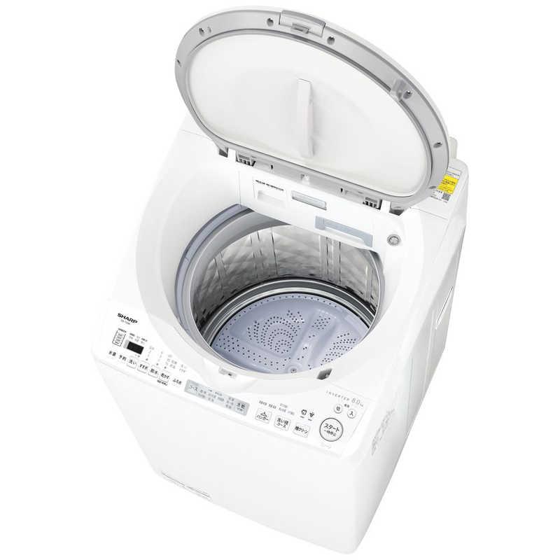 シャープ SHARP 縦型洗濯乾燥機 洗濯8.0kg 乾燥4.5kg ヒーター乾燥