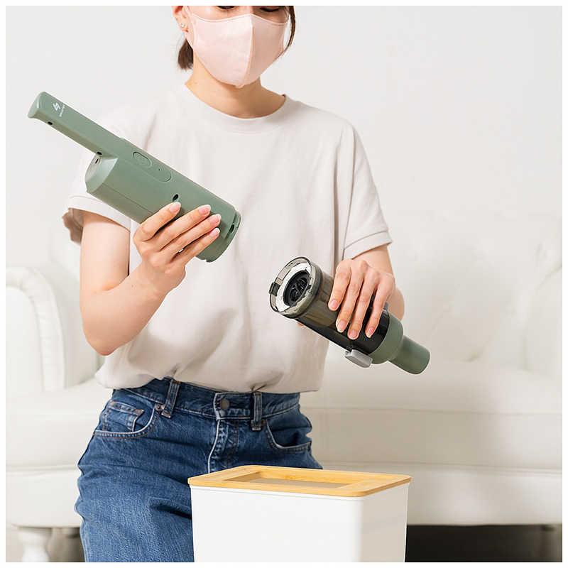 三洋テック スティッククリーナー 紙パックレス式 コードレス グレー