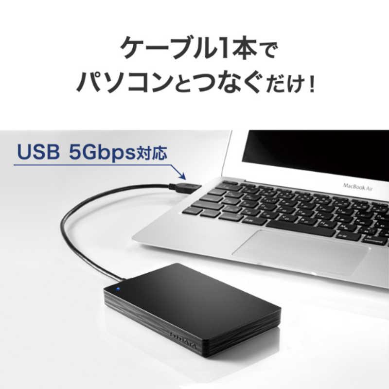 IOデータ USB 5Gbps対応ポータブルハードディスク ［2TB / ポータブル