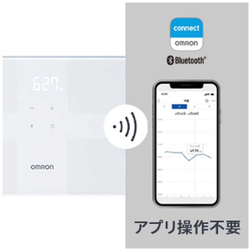 オムロン（OMRON） 体重体組成計 ［スマホ管理機能あり］ KRD-508T-W