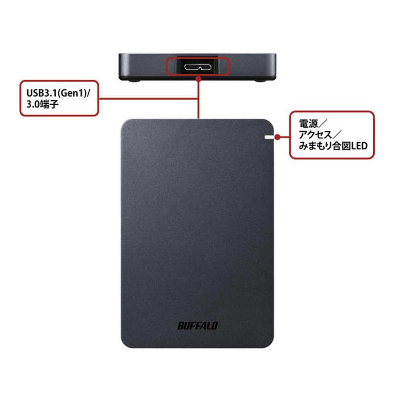 BUFFALO（バッファロー） 外付けHDD ホワイト [ポータブル型 /4TB] HD