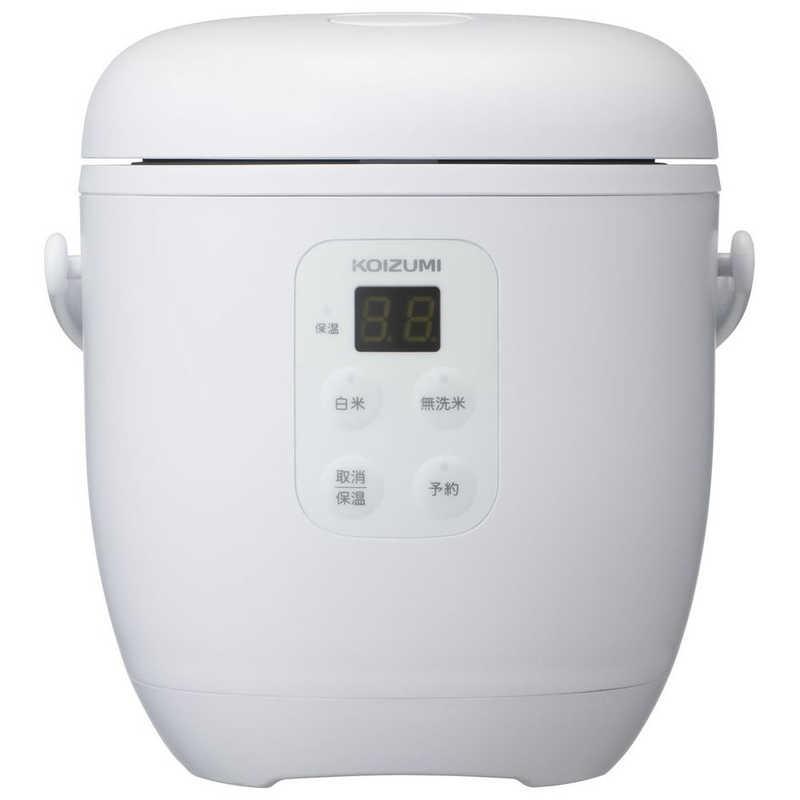 KOIZUMI（コイズミ） 炊飯器 1.5合 ライスクッカーミニ ホワイト KSC