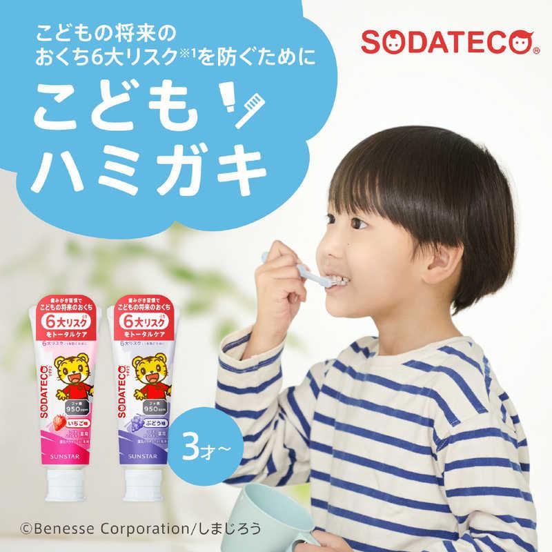 サンスター ソダテコ(SODATECO)こどもハミガキ いちご 70g : コジマ