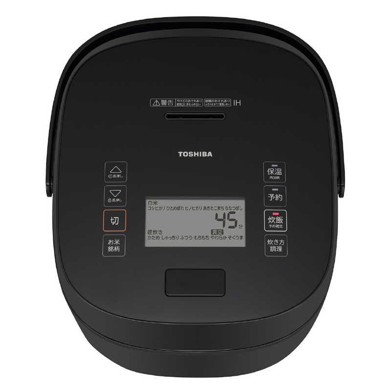 東芝 TOSHIBA 炊飯器 1升 炎匠炊き 真空圧力IH グランブラック RC