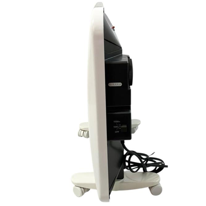 山善] パネルヒーター(1000W/500W 2段階切替) 遠赤ワイドシーズ