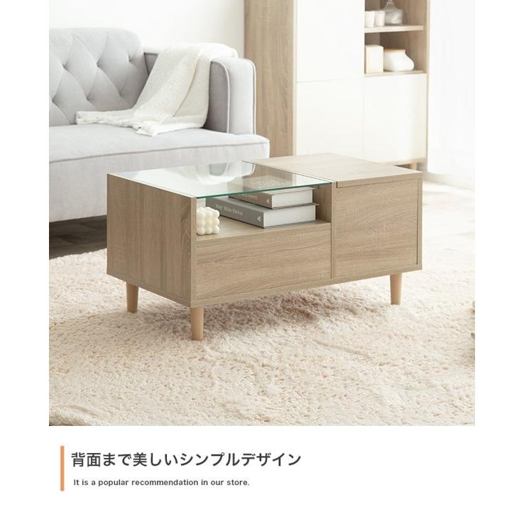 ドレッサーテーブル ロータイプ 白 おしゃれ ガラス 収納 引き出し