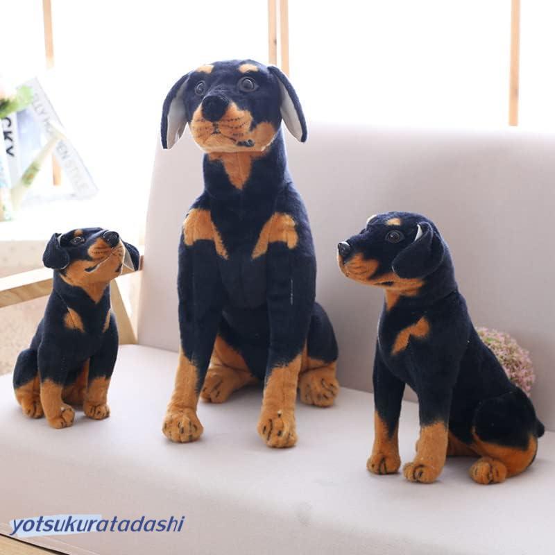 可愛い ぬいぐるみ かわいいドーベルマン犬 ぬいぐるみ犬の恋人 誕生日