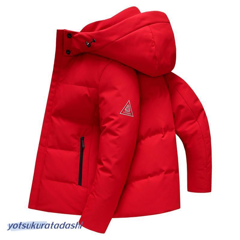 ダウンジャケット メンズ 赤 軽量 メンズ大きいサイズ ブランド