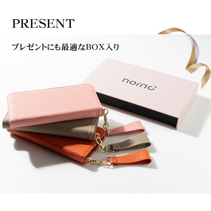 norno 【在庫処分】高級本革 ケース 手帳型 スタンド iPhone 15 14 13