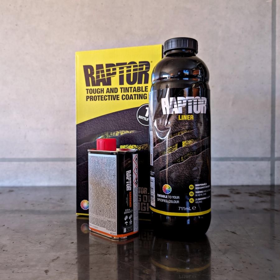 塗料＆硬化剤］ラプターライナー塗料 カラー配合用1Lセット チンタブル