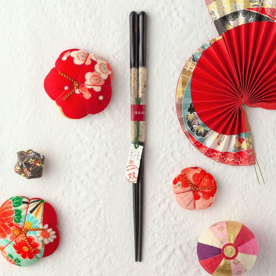 ☆夫婦箸 名入れ【一双風の盆】 桐箱入り 二膳セット 夫婦 両親