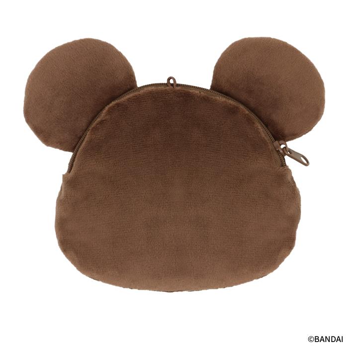 メール便送料無料 くまのがっこう ポーチーズ ジャッキー 顔型