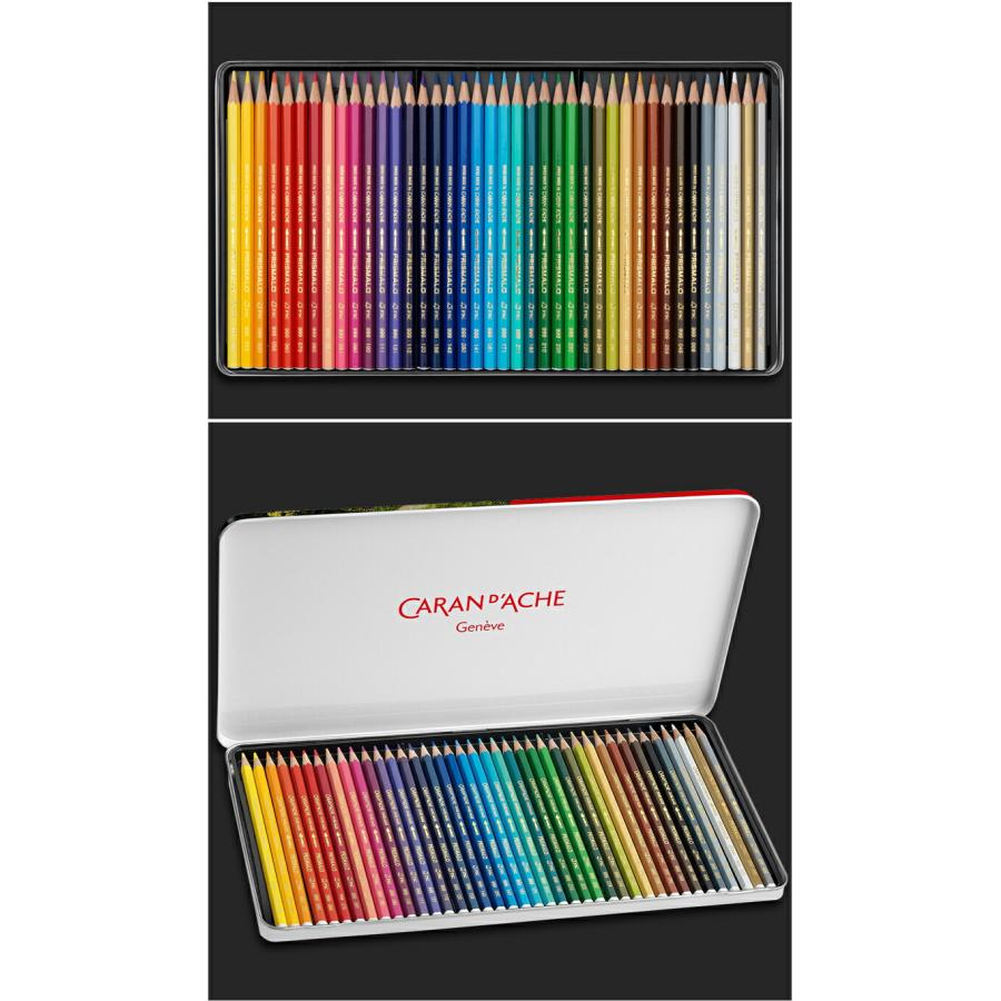 プリズマロ カランダッシュ CARAN D'ACHE 水溶性色鉛筆 40色セット