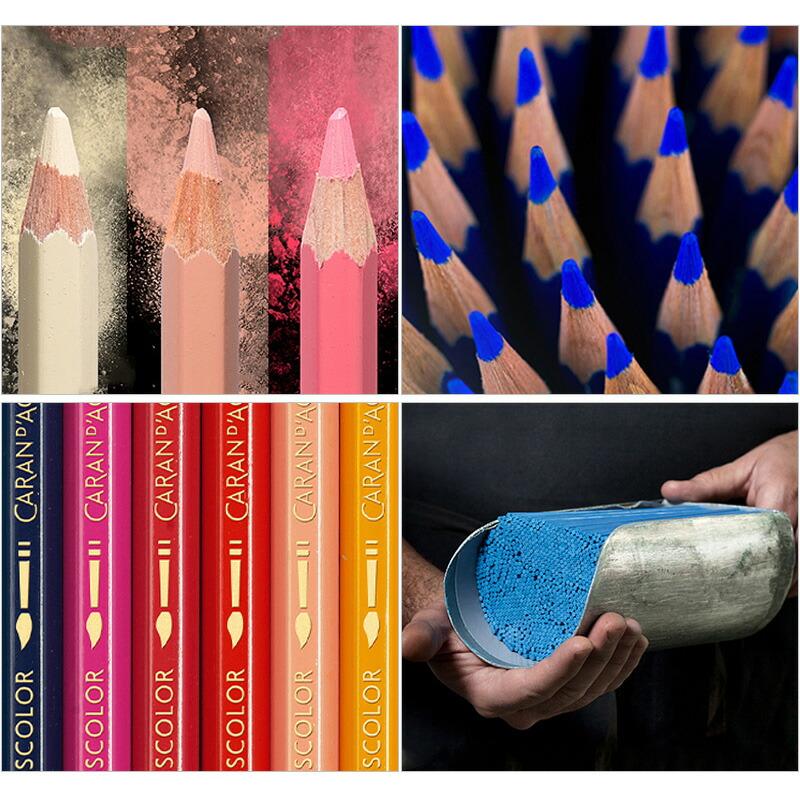 CARAN d'ACHE（カランダッシュ） 水溶性色鉛筆 スイスカラー 18色