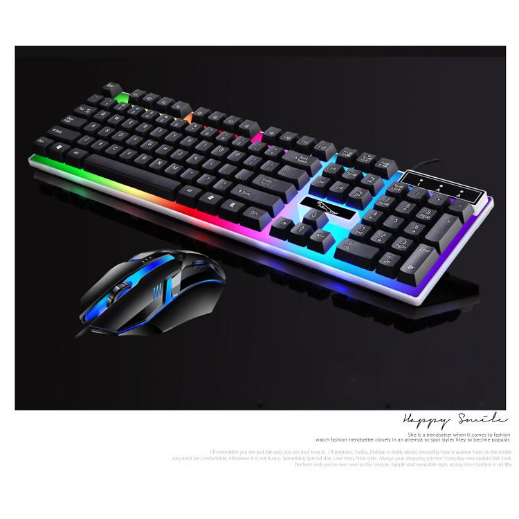 ゲーミングキーボード マウス セット 有線 キーボード 英語配列 104