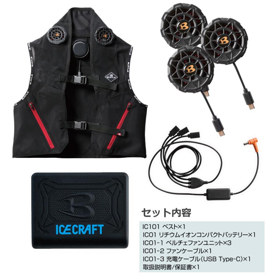 IC101S アイスクラフト ペルチェ フルセット 一式 バートル BURTLE