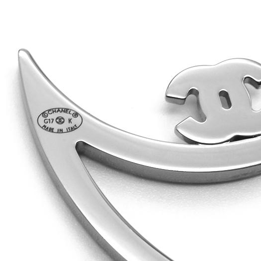 CHANEL（シャネル） ココマーク ラインストーン ムーンブローチ メタル
