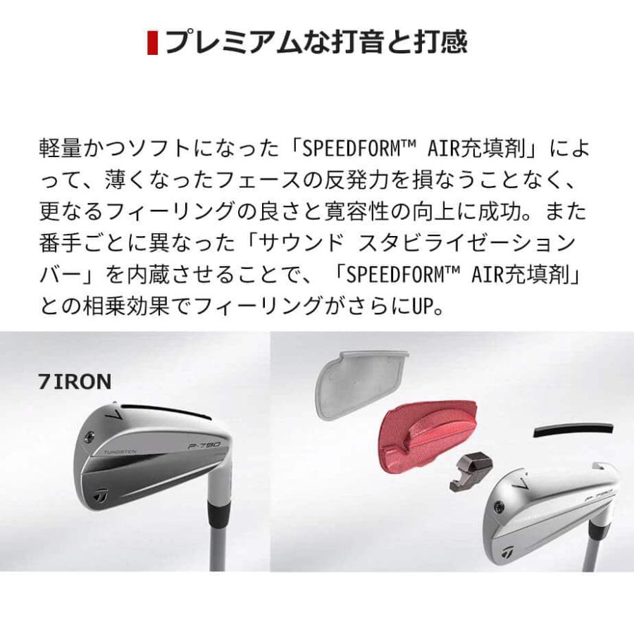 TaylorMade（テーラーメイド） P790 アイアン5本セット(#6-PW) N.S.PRO