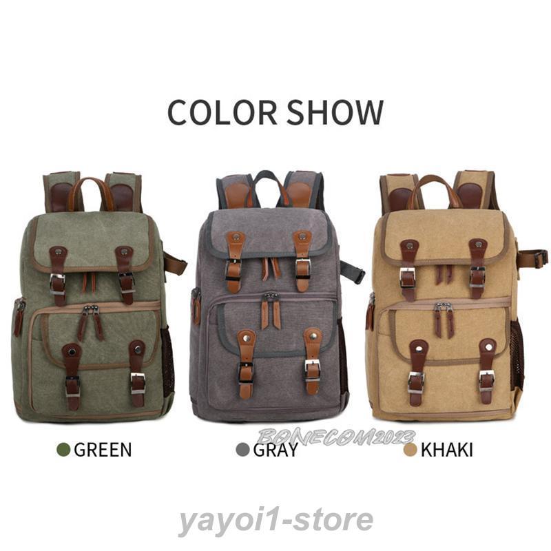 カメラバッグ リュック カスタム仕切り【全3色】 大容量 一眼レフ 三脚