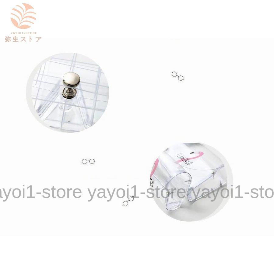 メガネケース 雑貨 ソフト 透明 クリア 眼鏡ケース イラスト入り