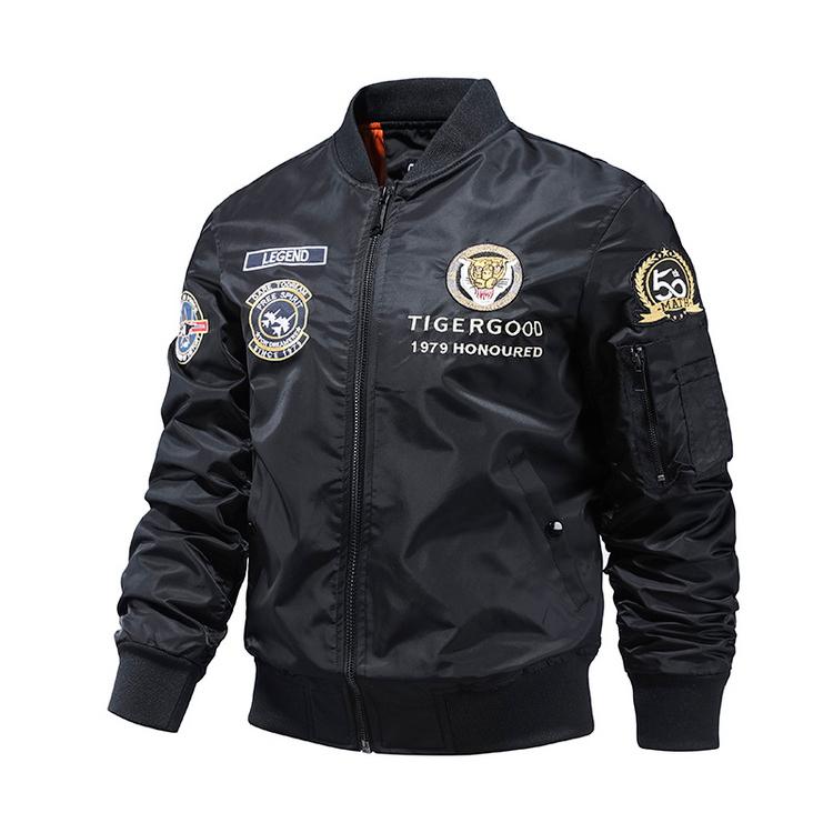 MA-1 MA1 メンズ ジャケット はおり タイガー刺繍 フライトジャケット