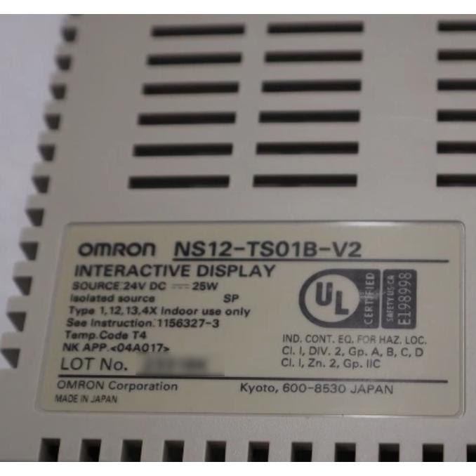 オムロン（OMRON） NS12-TS01B-V2 OMRON Touch Panel NS12 TS01B V2